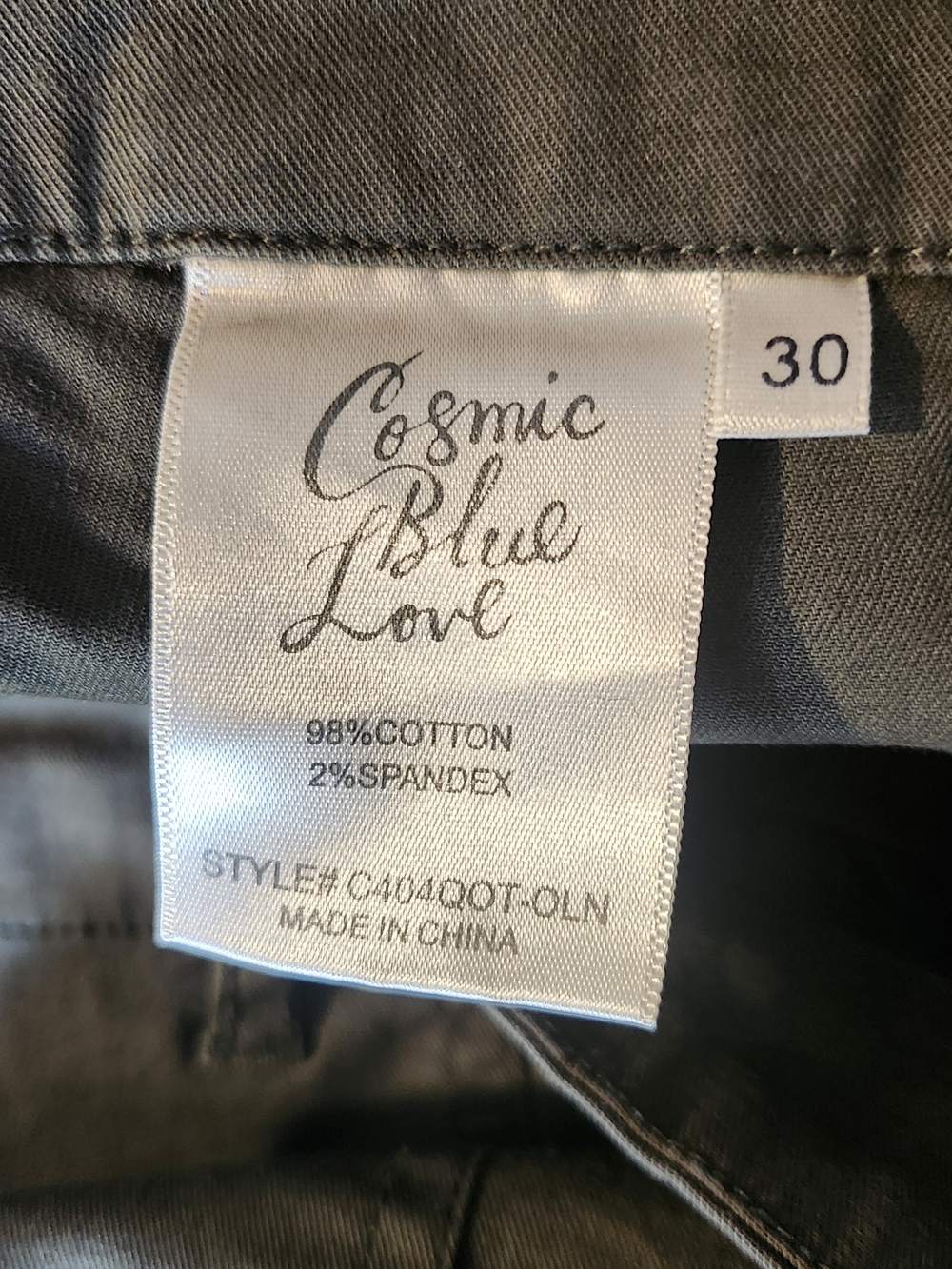 Utility Olive Cargo Joggers with Elastic Cuffs - Picture 3 of 8